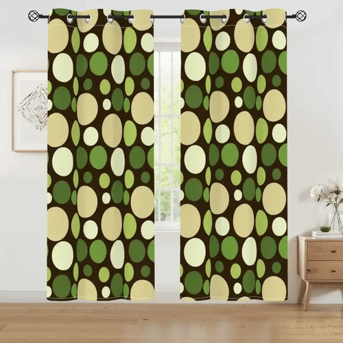 Midcentury Modern Blackout Curtains: 70s Retro Multi Sizes Drapes - 50’’x84’’x2pcs - retro curtains