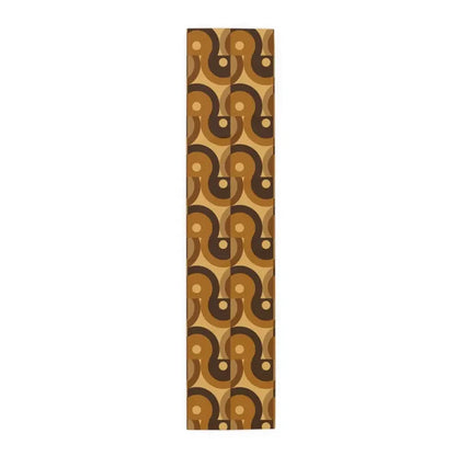 Midcentury Modern Table Runner in 2 Sizes - Retro 60s Home Decor - 16’’ × 72’’ / Polyester - retro table linen