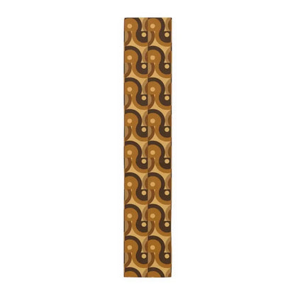 Midcentury Modern Table Runner in 2 Sizes - Retro 60s Home Decor - 16’’ × 90’’ / Polyester - retro table linen