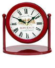 MULTI COLORED METAL CLOCK