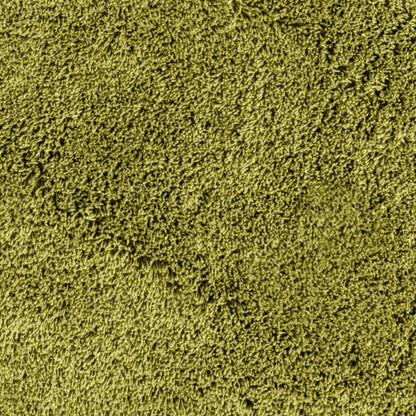 Noodle Plain Olive Shaggy Rug - 230x160cm