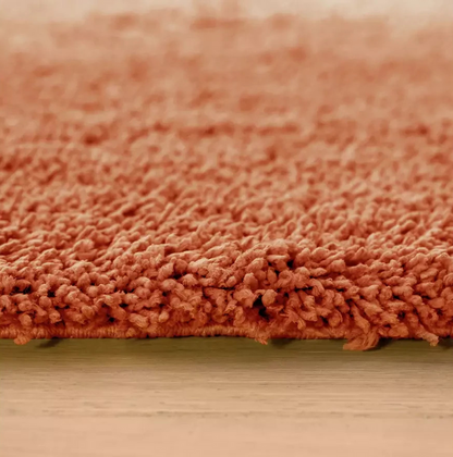Noodle Plain Terracotta Rug 120x170cm | Modern Living Room Floor Rug Carpet