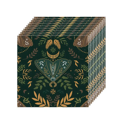 Nordic Self-Adhesive Wall Panel Kit – Waterproof Folkloric Tiles - Wall Coverings