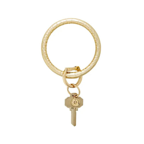 O-Venture Leather Croc Key Ring