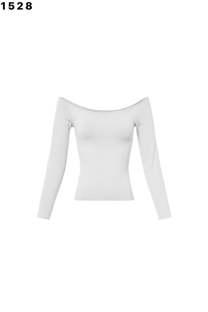 OFF SHOULDER LONG SLEEVE