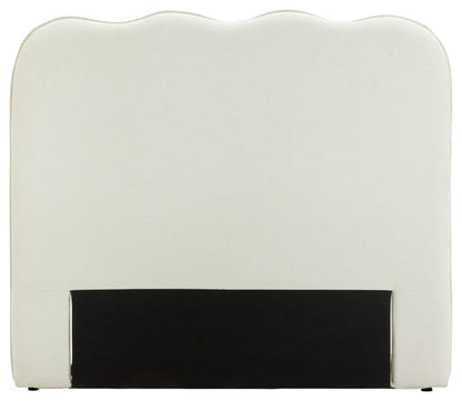 Onda Linen Double Headboard - Natural | Luxe touch headboard
