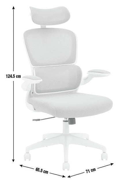 Oxley Mesh Office Chair - Grey