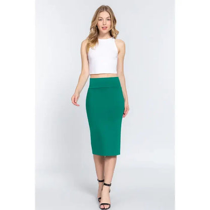 PONTE MIDI SKIRT