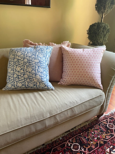 Prayag Blush Decorative Pillow Cover