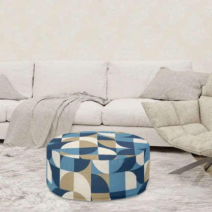 Retro 60s Inflatable Midcentury Modern Ottoman Footstool Seat - pouf