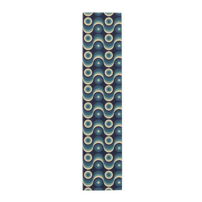 Retro 60s Table Runner in 2 Sizes - Midcentury Modern Home Decor - 16’’ × 72’’ / Polyester - retro ads