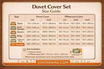 Retro 70s Double Sided Printed Duvet Cover Set – Green Midcentury Bedding - retro bedding