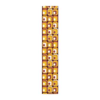 Retro 70s Table Runner - Midcentury Modern Home Decor - retro table linen