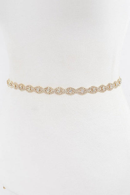 RHINESTONE FASHION BELT