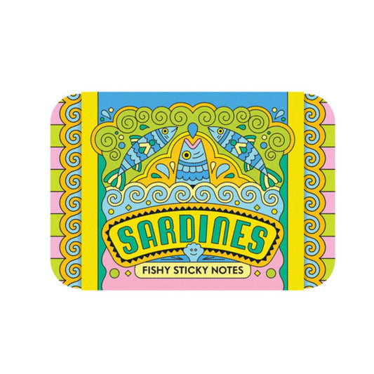 Sardines Fishy Sticky Notes