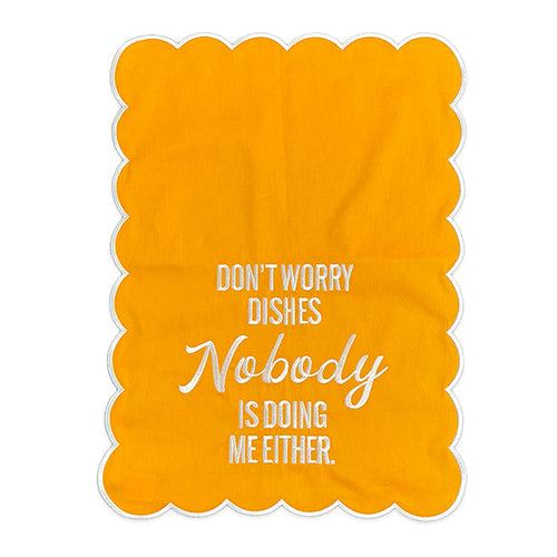 Scalloped Dish Towel