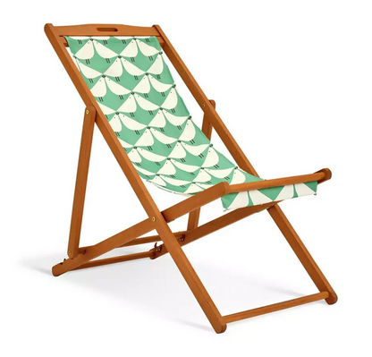 Scion Folding Wooden Garden Deck Chair Lintu | Outdoor Patio Garden Seating Furn