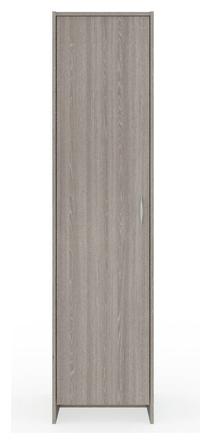 Seville 1 Door Wardrobe - Grey & Oak