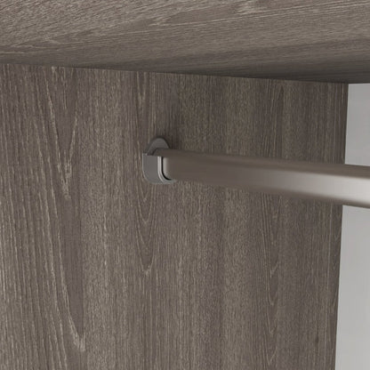 Seville 1 Door Wardrobe - Grey & Oak