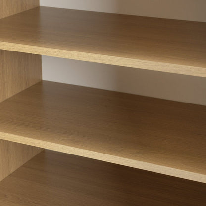 Seville 2 Door Shoe Storage Cabinet - Oak ( B Grade 54818- 54819 )