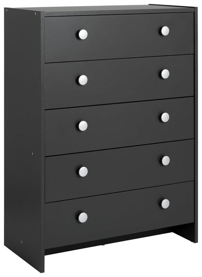 Seville 5 Chest of Drawer - Anthracite (B GRADE)
