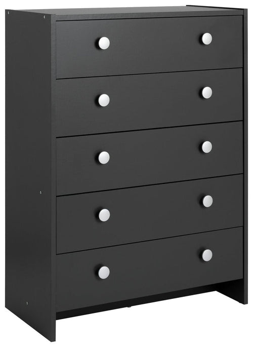 Seville 5 Chest of Drawer - Anthracite (B GRADE)