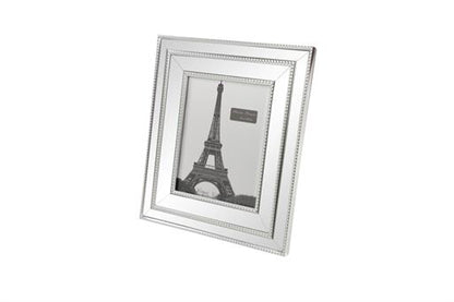 Silver Polystone Ornate Photo Frame
