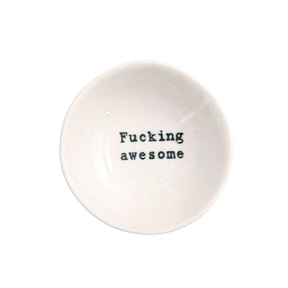 Small Round Porcelain Bowl