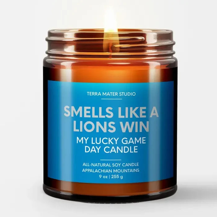 SMELLS LIKE A WIN GAMEDAY CANDLE