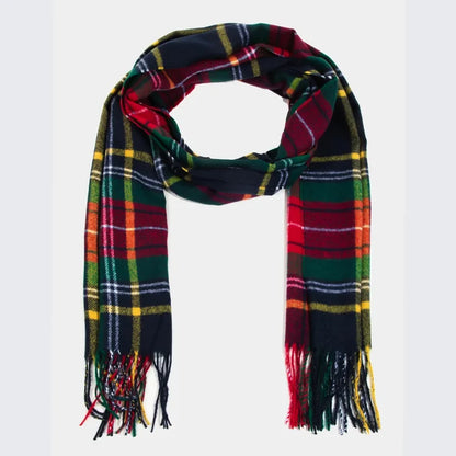 SOFT TARTAN PLAID SCARF SET