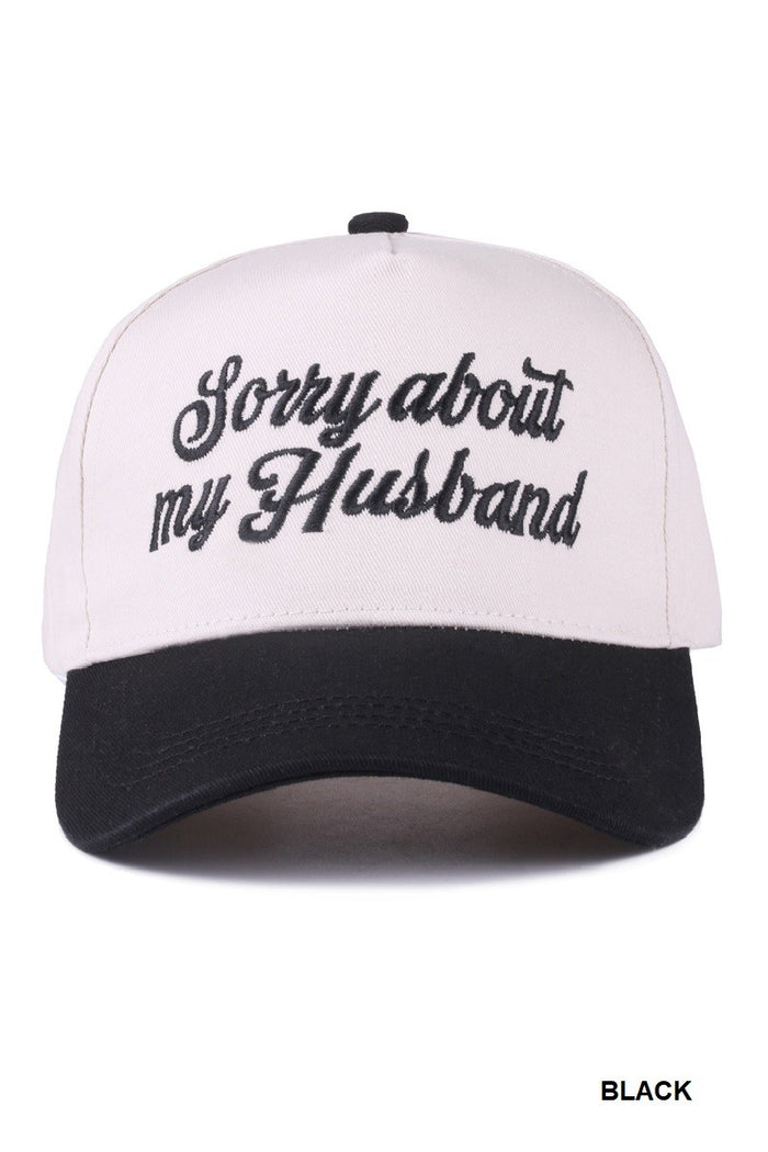 SORRY ABOUT MY HUSBAND HAT