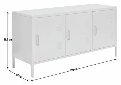 Stevie 3 Door Locker - Red | Steel Storage Space