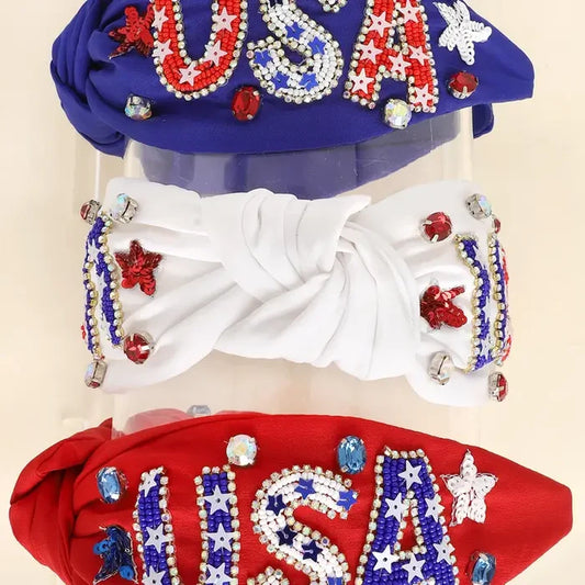 THEME BEADED HEADBAND
