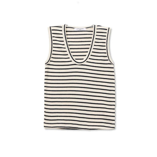 Tracy Striped U Neck Tank