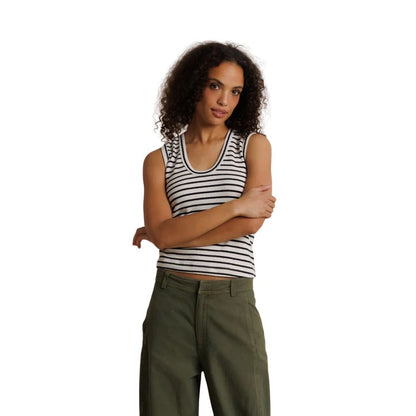 Tracy Striped U Neck Tank