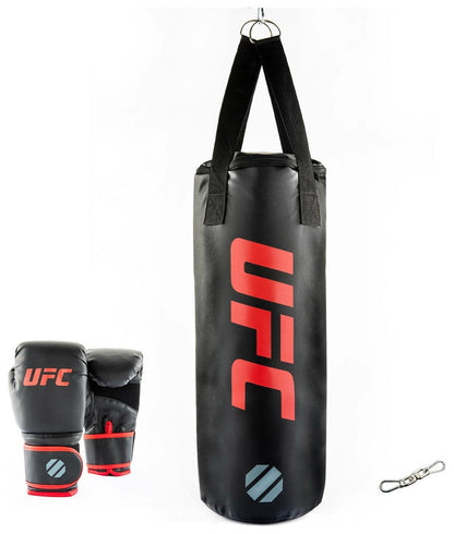 UFC Youth Boxing Set 6oz Gloves 5kg Punch Bag Training Starter Home Gym Fitness