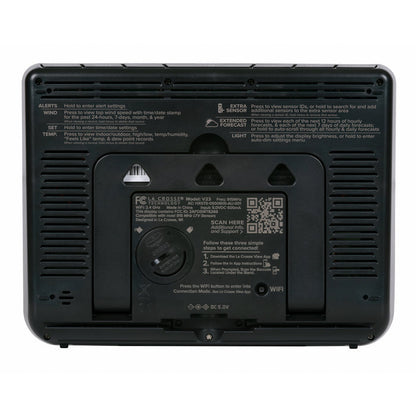 V23 Back of display