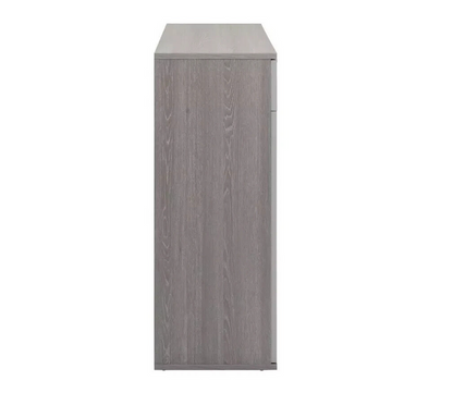 Venetia 2 Door Shoe Storage Cabinet - Grey & Oak