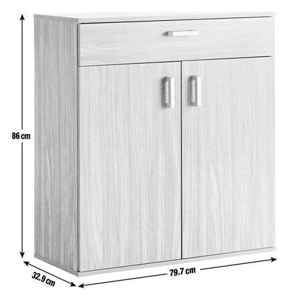 Venetia Shoe Storage Cabinet - Oak Effect