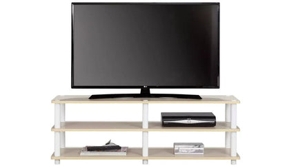 Verona TV Unit Light Wood Effect | Modern Living Room TV Stand Cabinet Furniture