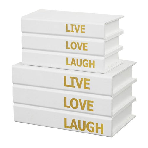 WD CANVAS BOOK BOX S/2 11", 9"H