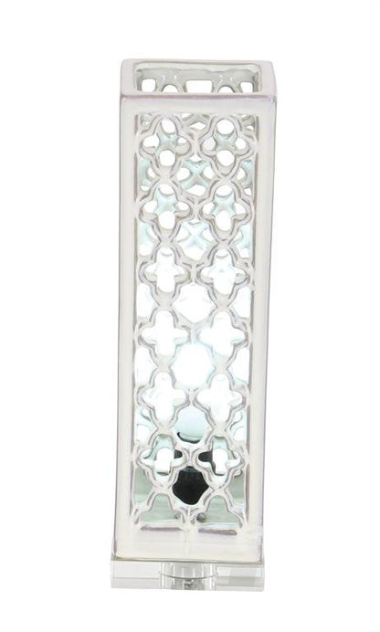 WHITE PORCELAIN COASTAL TABLE LAMP UPLIGHT,